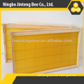 Assembled high quality beekeeping pine wooden frame with beeswax foundation for beehive